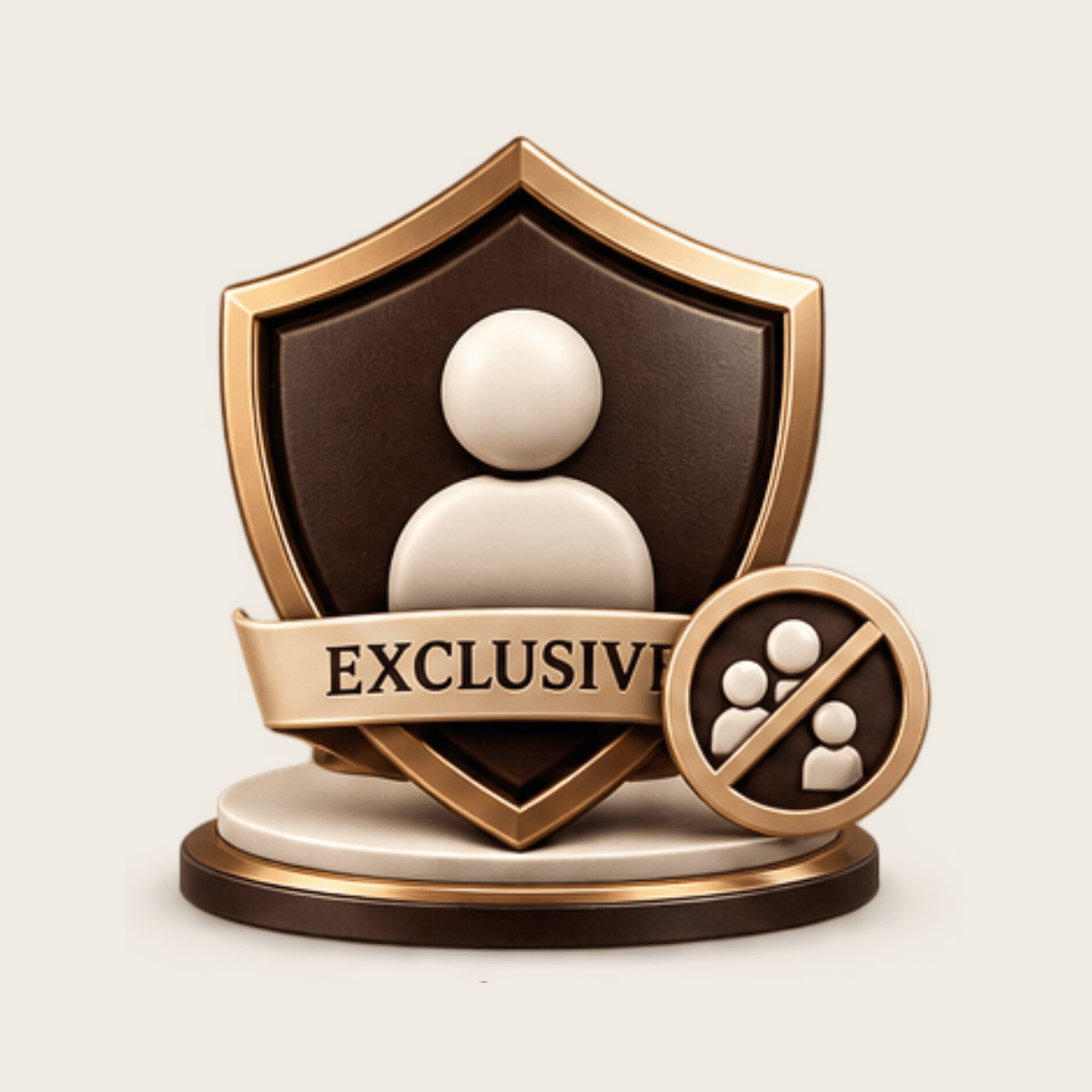 Exclusive life insurance leads shield icon representing leads that are never resold